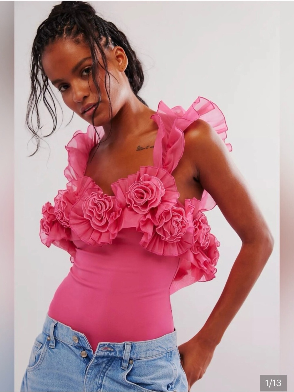 Ruffled FP Pink Bodysuit🌸🌸🌸